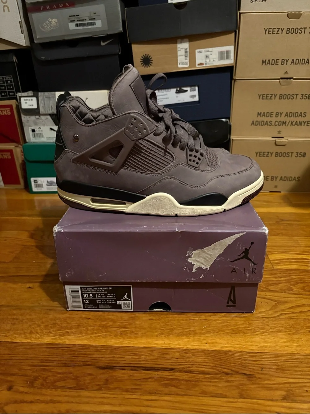 jordan 4 ama maniere size 10.5